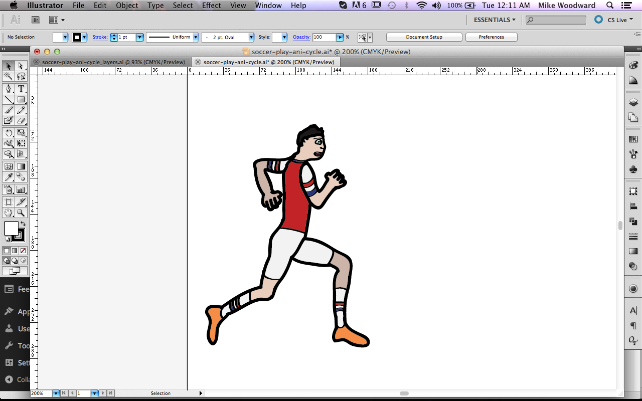 Kid girl with Running pose Stock Illustration | Adobe Stock